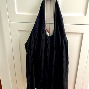 Cos black flowy halter top - XS